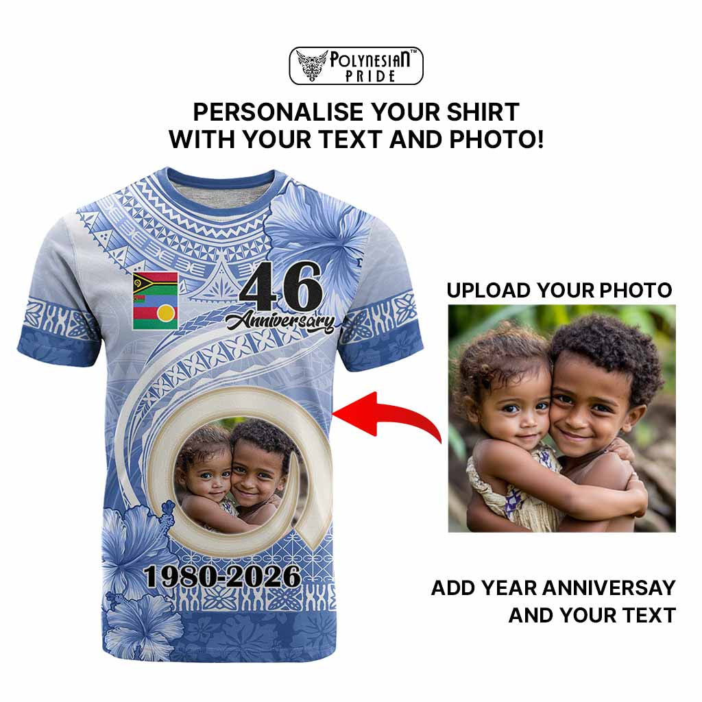 Custom Photo Shefa Province T Shirt Vanuatu Yumi Indipendens Dei