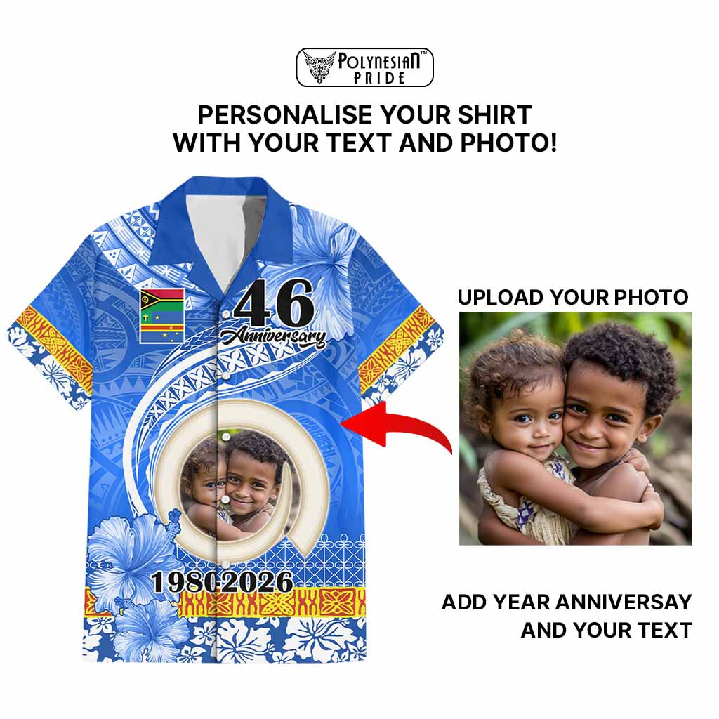 Custom Photo Tafea Province Hawaiian Shirt Vanuatu Yumi Indipendens Dei
