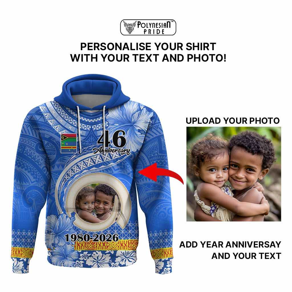 Custom Photo Tafea Province Hoodie Vanuatu Yumi Indipendens Dei