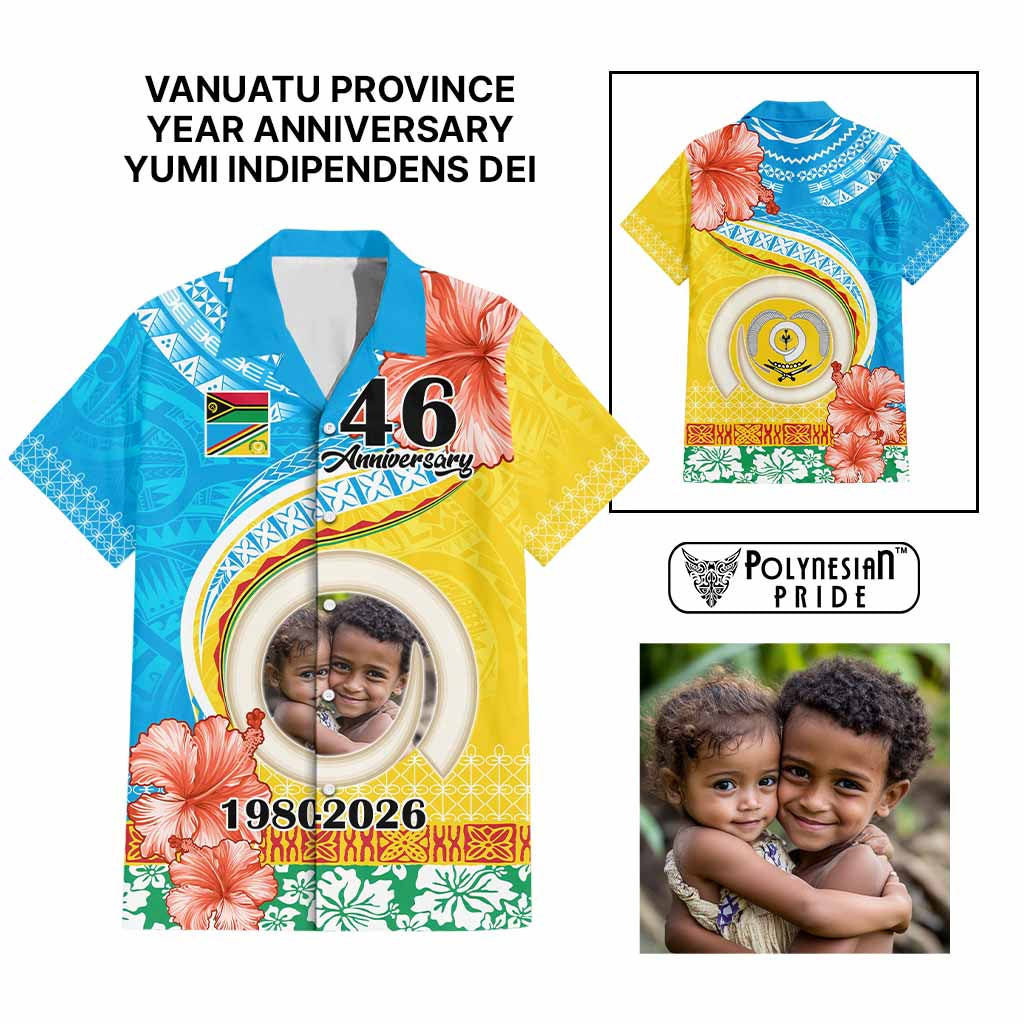 Custom Photo Torba Province Hawaiian Shirt Vanuatu Yumi Indipendens Dei