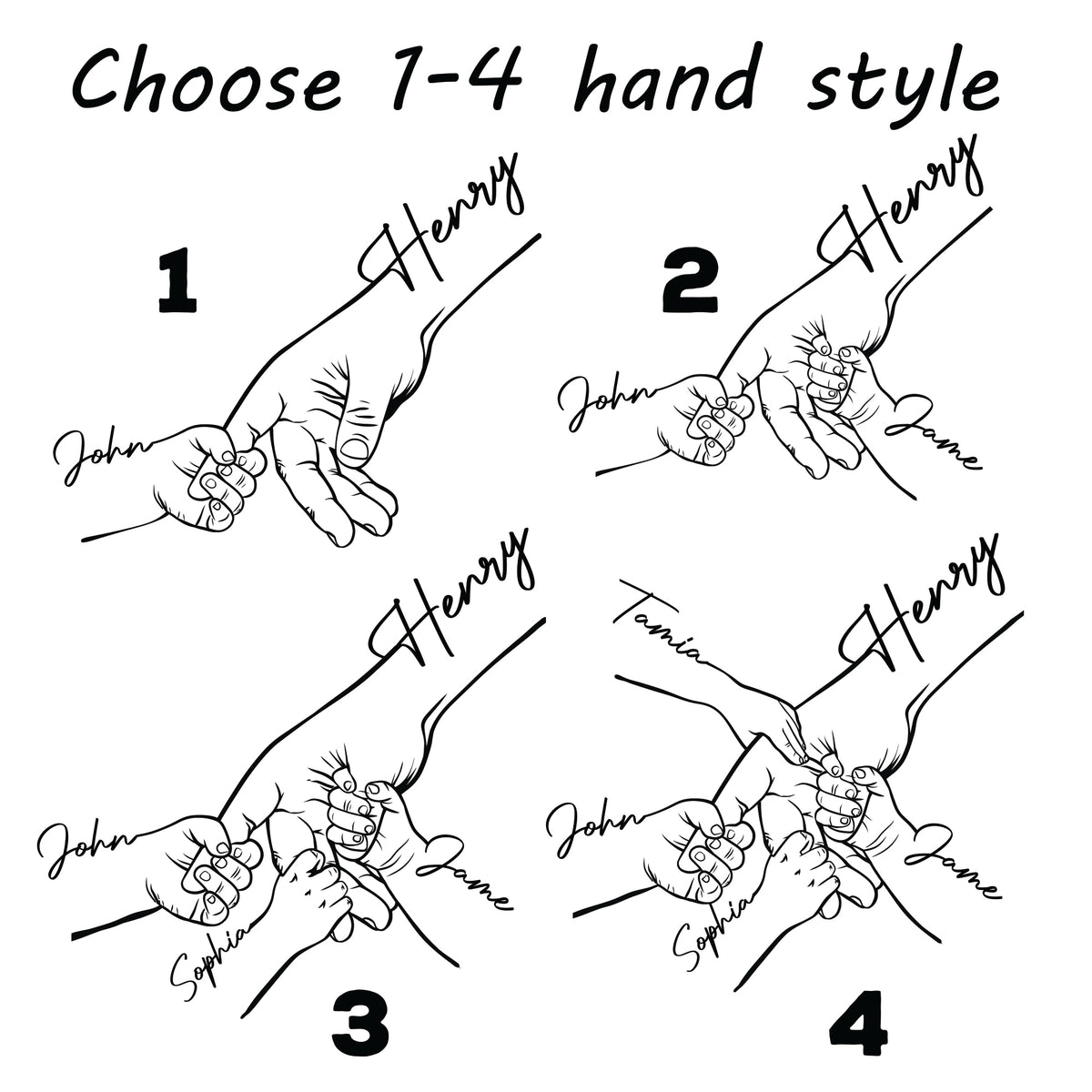 Custom Father's Day Fist Bump Dad and Baby Hands Holding T Shirt - Plumeria Floral Tribal Tattoo Unique