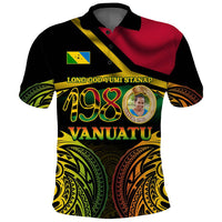 Custom Photo Vanuatu 1980 Polo Shirt Yumi Yumi Yumi Independence Anniversary