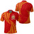 Hawaii HILO Polo Shirt Red Color LT7