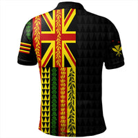 Hawaii Polo Shirt Kanaka Maoli With Flower Lie Beautiful | Polynesian Pride