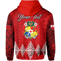 Custom Kingdom of Tonga Zip Hoodie 2021 Tonga National Day LT13 - Polynesian Pride