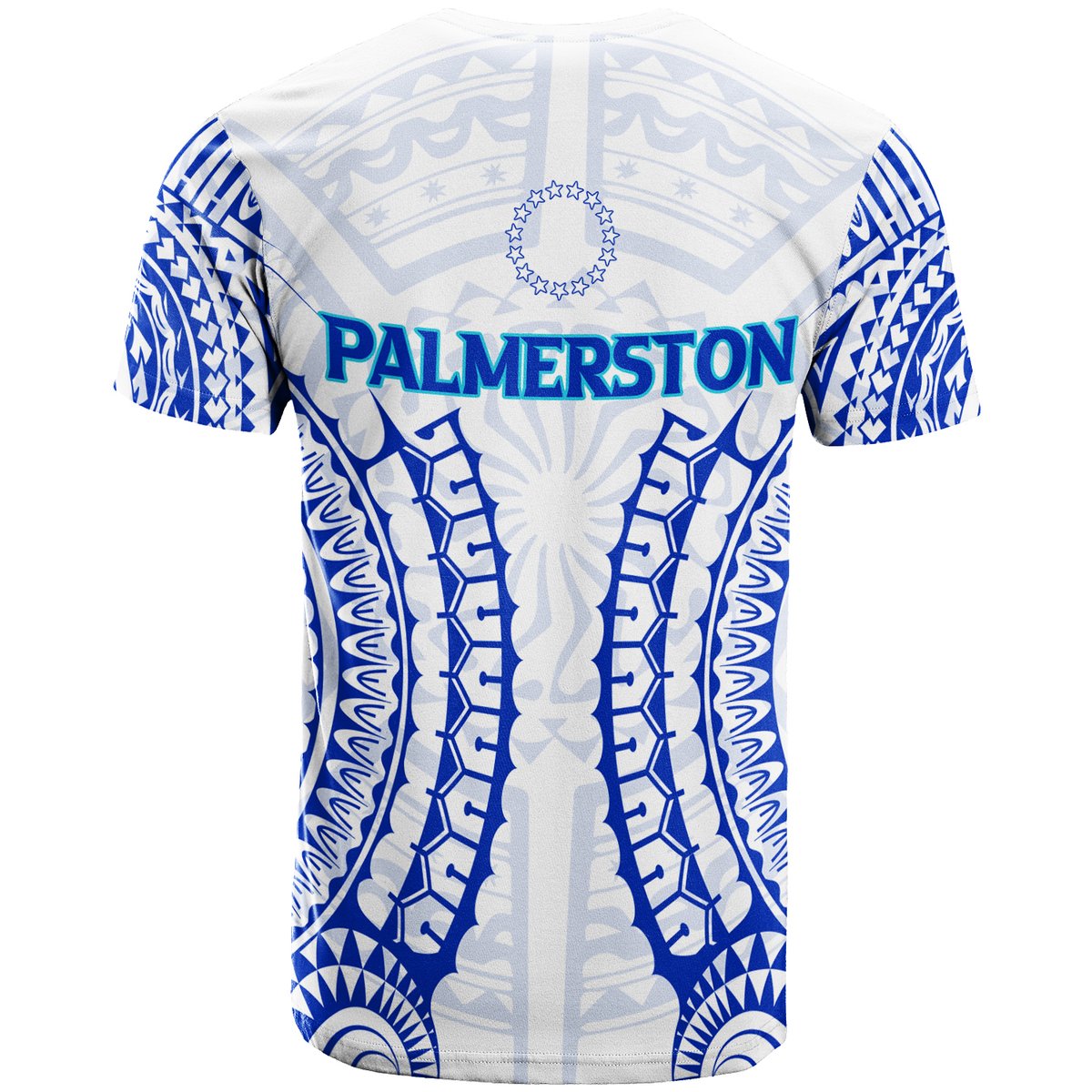 Cook Islands Palmerston T Shirt Tribal Pattern LT12 - Polynesian Pride
