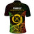 Custom Photo Vanuatu Family Day Polo Shirt Vanuatuan Pig Tusk Reggae Polynesian Pattern CTM14 - Polynesian Pride