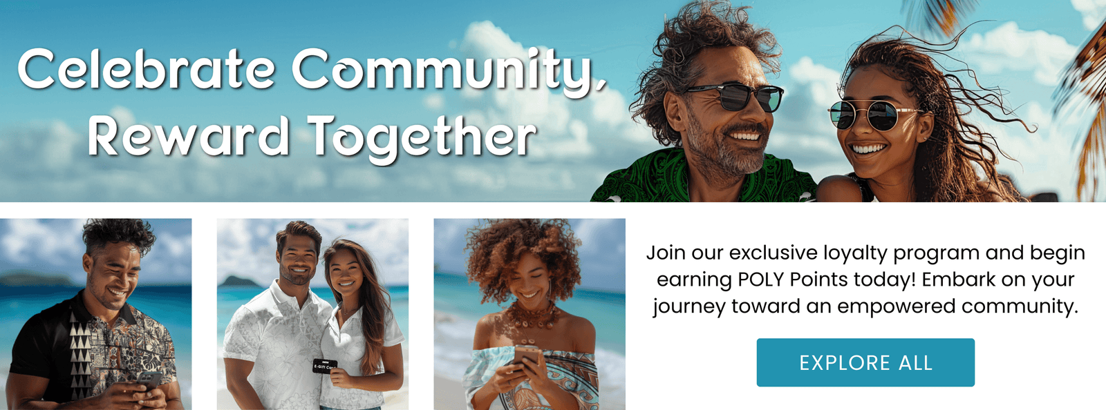 POLY Loyalty Rewards Banner - Polynesian Pride