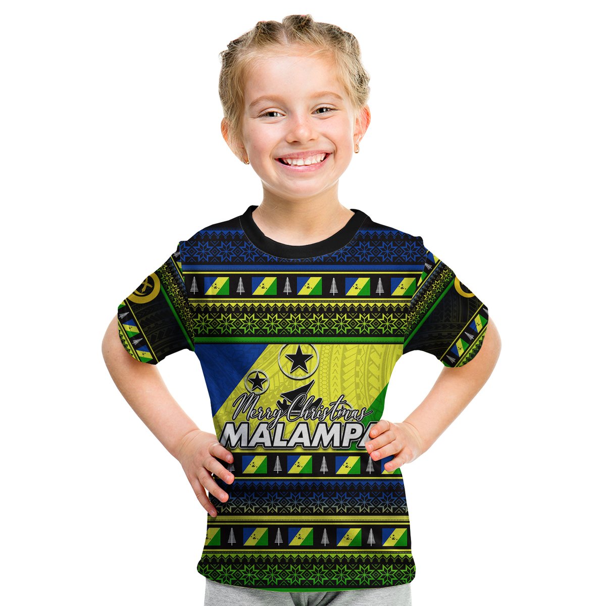 Malampa Province T Shirt Kid Of Vanuatu Christmas LT6 Youth XL Size14 - Polynesian Pride