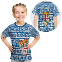 (Custom Personalised) Fiji Polynesian T Shirt Kid Fijian Tapa Pattern LT13 Youth XL Size14 - Polynesian Pride
