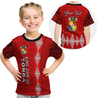 (Custom Personalised) Kingdom Of Tonga T Shirt Kid 2021 Tonga National Day LT13 Youth XL Size14 - Polynesian Pride