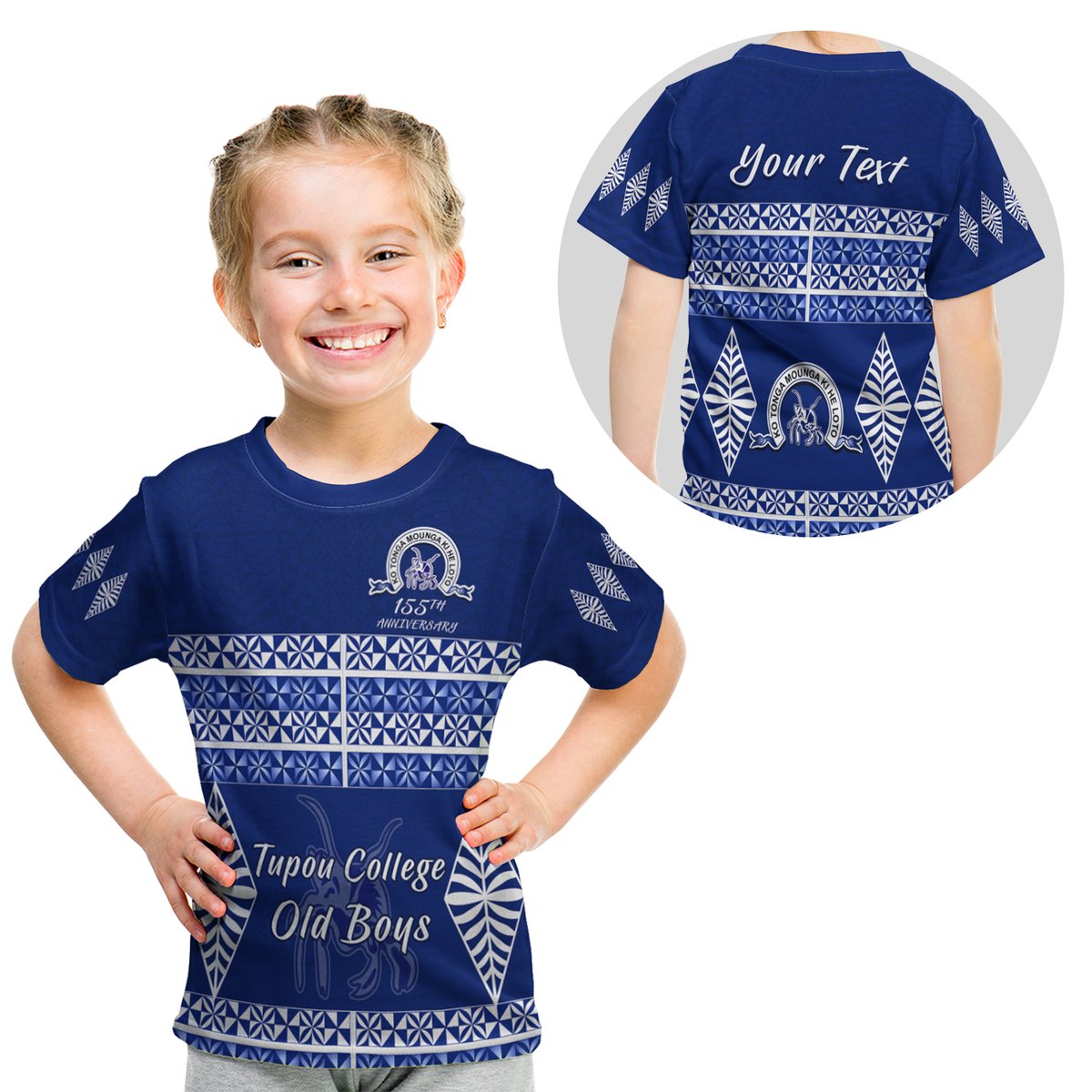 (Custom Personalised) Old Boys Of Tupou College T Shirt Kid 155Th Anniversary LT13 Youth XL Size14 - Polynesian Pride