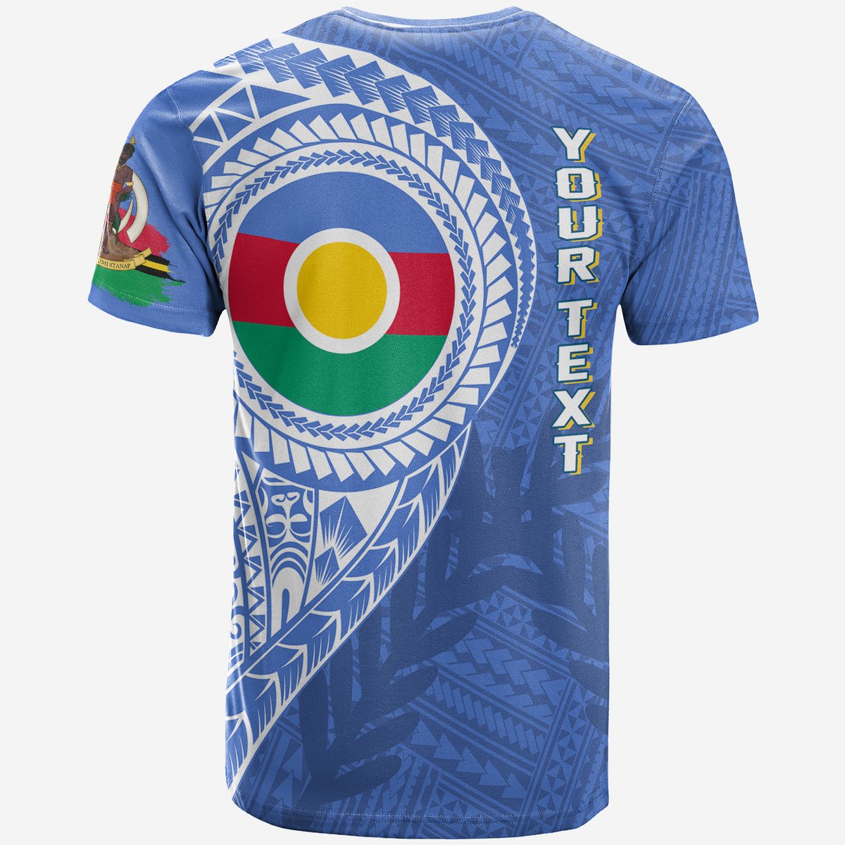 Custom Vanuatu Shefa Province T Shirt Shefa Emblem LT7 - Polynesian Pride