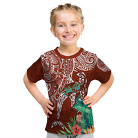 (Custom Personalised) Polynesian Birthday Kid T Shirt Legends Are Born In February LT7 Youth XL Size14 - Polynesian Pride