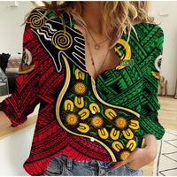 Vanuatu Mix Aboriginal Happy Independence Day Casual Shirt LT6 - Polynesian Pride