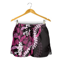 Akala Aloha Hawaii Lei Shorts for Women Tropical Flowers Elegant Vibe - Polynesian Pride
