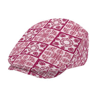 Akala Palaka Quilt Hawaii Jeff Hat Hawaiian Tropical Monstera Sea Turtle LT14 - Polynesian Pride