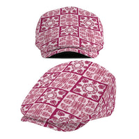 Akala Palaka Quilt Hawaii Jeff Hat Hawaiian Tropical Monstera Sea Turtle LT14 - Polynesian Pride