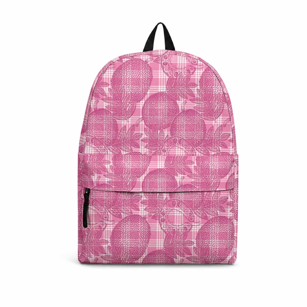 Alaka Hawaii Breadfruit Palaka Motifs Backpack LT14 Pink - Polynesian Pride