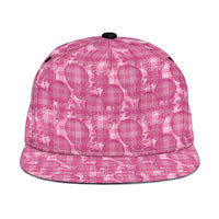 Alaka Hawaii Breadfruit Palaka Motifs Snapback Cap LT14 One Size Pink - Polynesian Pride