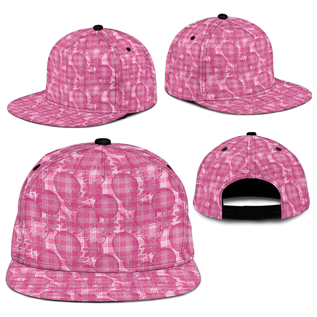 Alaka Hawaii Breadfruit Palaka Motifs Snapback Cap LT14 - Polynesian Pride