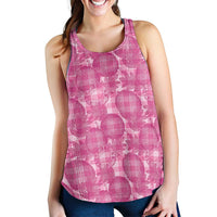 Alaka Hawaii Breadfruit Palaka Motifs Women Racerback Tank LT14 - Polynesian Pride