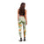 Aloha Festive Hawaii Leggings Mokihana - Maile Leis in Muted Summer - Polynesian Pride