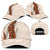 Aloha Hawaii Mikioi Lei Classic Cap Beige Tropical Flower Pattern - Polynesian Pride