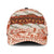 Aloha Hawaii Mikioi Lei Classic Cap Cattail Red Tropical Flower Pattern - Polynesian Pride