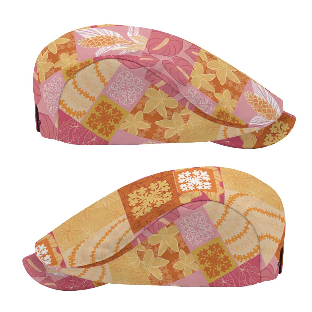 Aloha Hawaii Quilt Floral Patchwork Style Jeff Hat LT14 - Polynesian Pride