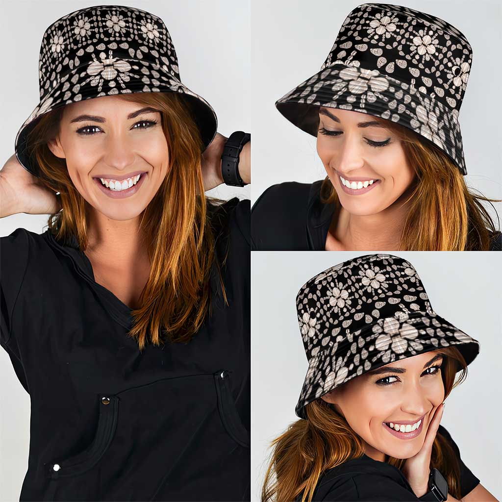 Aloha Hawaii Shell Quilt Bucket Hat Seamless Style LT14 - Polynesian Pride