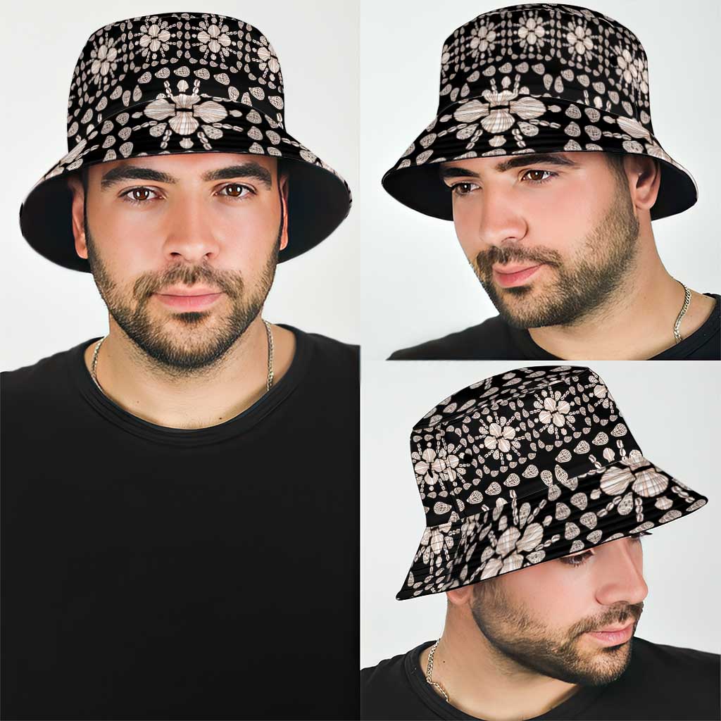 Aloha Hawaii Shell Quilt Bucket Hat Seamless Style LT14 - Polynesian Pride