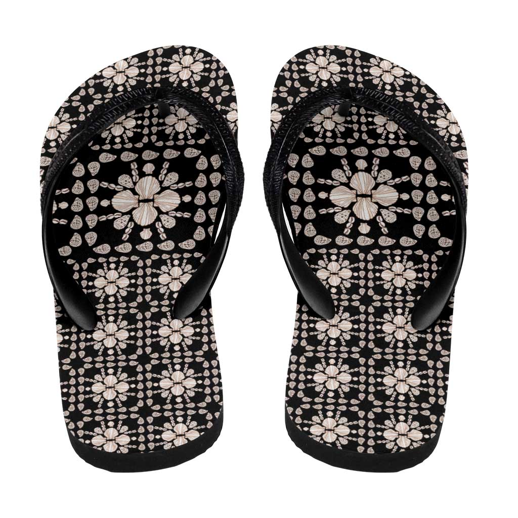 Aloha Hawaii Shell Quilt Flip Flops Seamless Style LT14 - Polynesian Pride