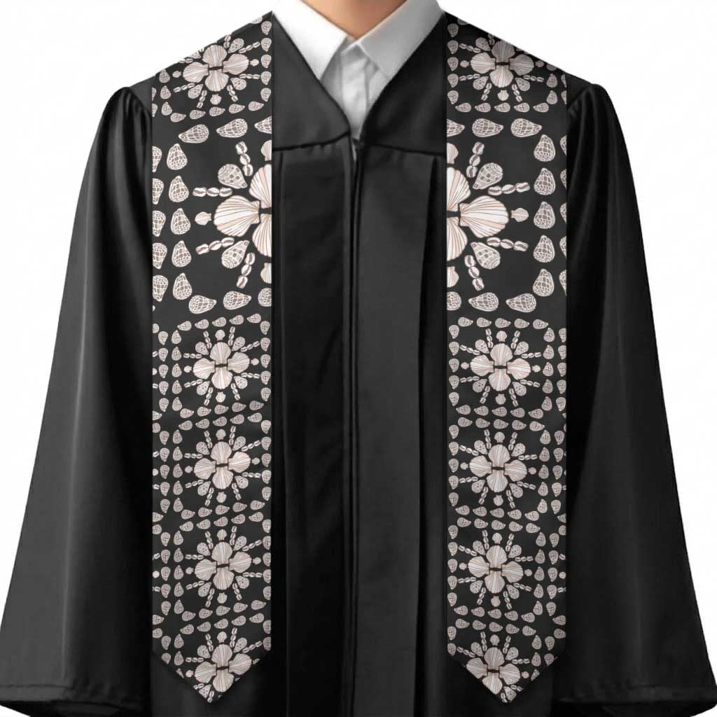 Aloha Hawaii Shell Quilt Graduation Stole Seamless Style LT14 - Polynesian Pride