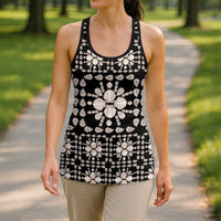Aloha Hawaii Shell Quilt Hollow Tank Top Seamless Style LT14 - Polynesian Pride