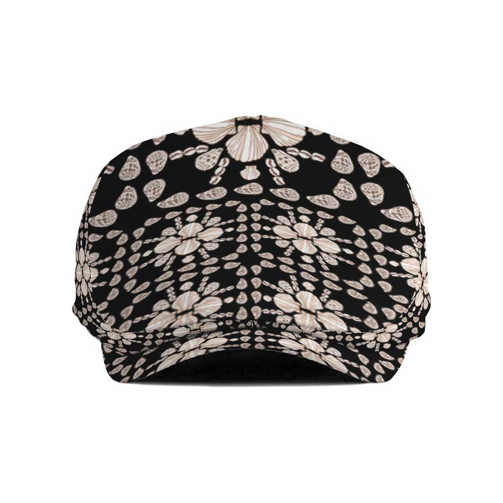 Aloha Hawaii Shell Quilt Jeff Hat Seamless Style LT14 Black - Polynesian Pride
