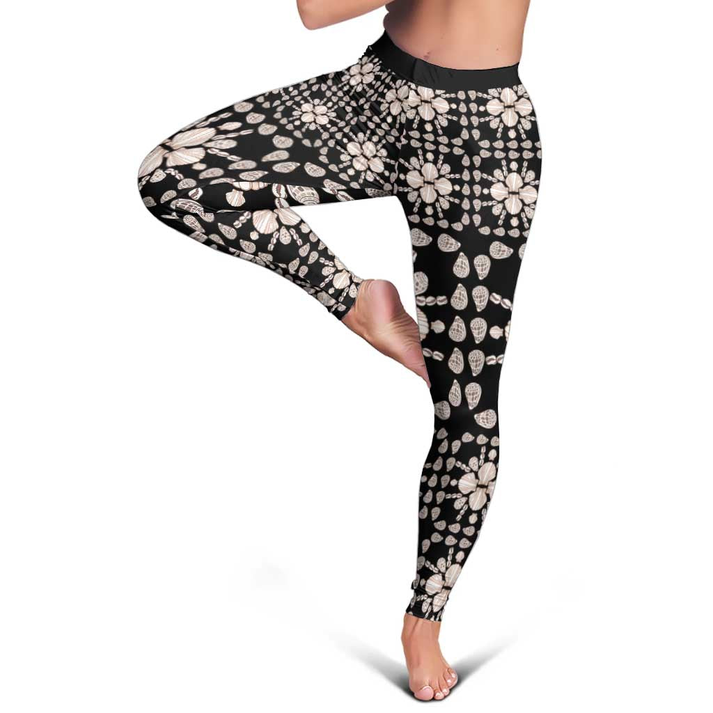 Aloha Hawaii Shell Quilt Leggings Seamless Style LT14 - Polynesian Pride