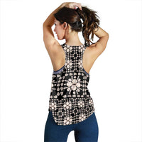 Aloha Hawaii Shell Quilt Women Racerback Tank Seamless Style LT14 - Polynesian Pride