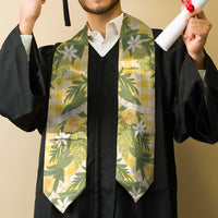 Aloha Puakenikeni Anthurium Pikake Lei Graduation Stole Gold Hawaiian Palaka Pattern LT9 - Polynesian Pride