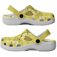 Anthurium Pikake Ti Leaf Palaka Clogs Shoes Yellow Version