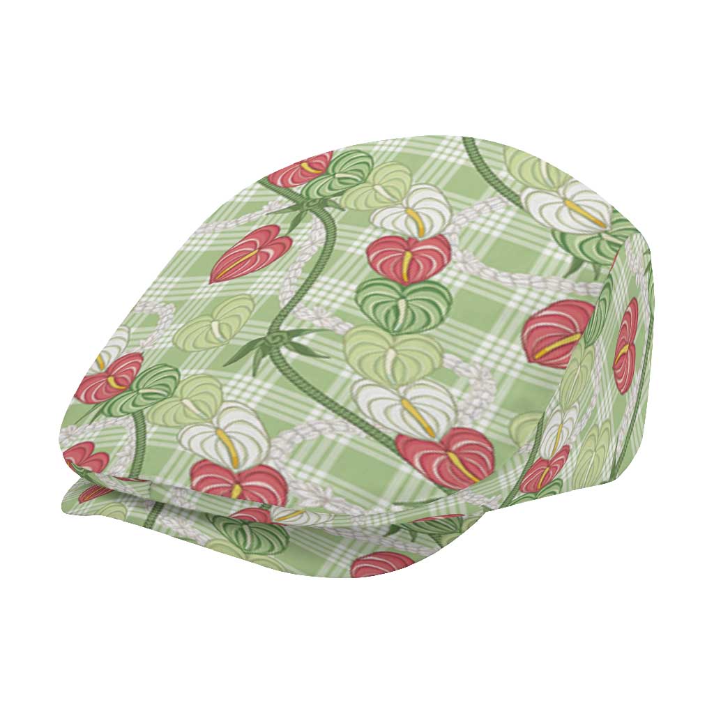 Anthurium Pikake Ti Leaf Palaka Jeff Hat Green Version