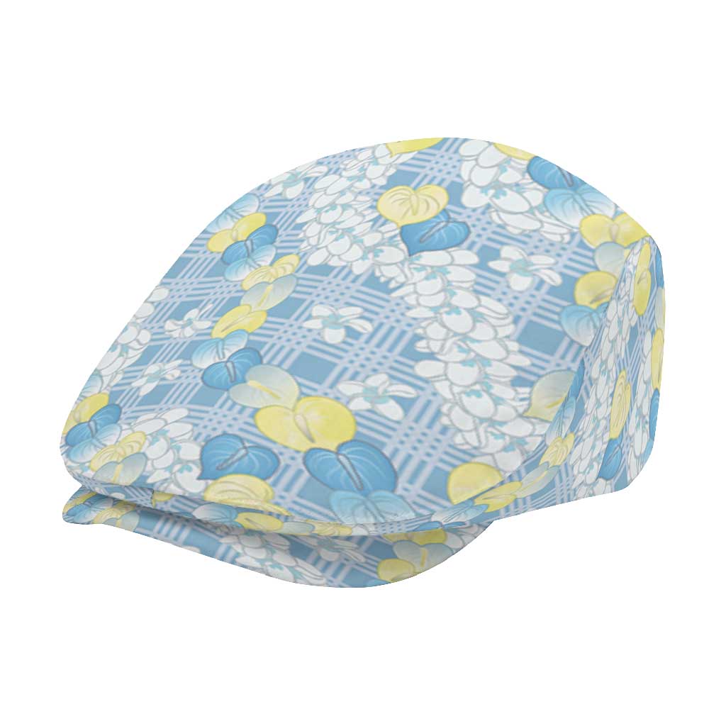 Anthurium Plumeria Lei Pastel Jeff Hat Blue Hawaiian Splendid Palaka