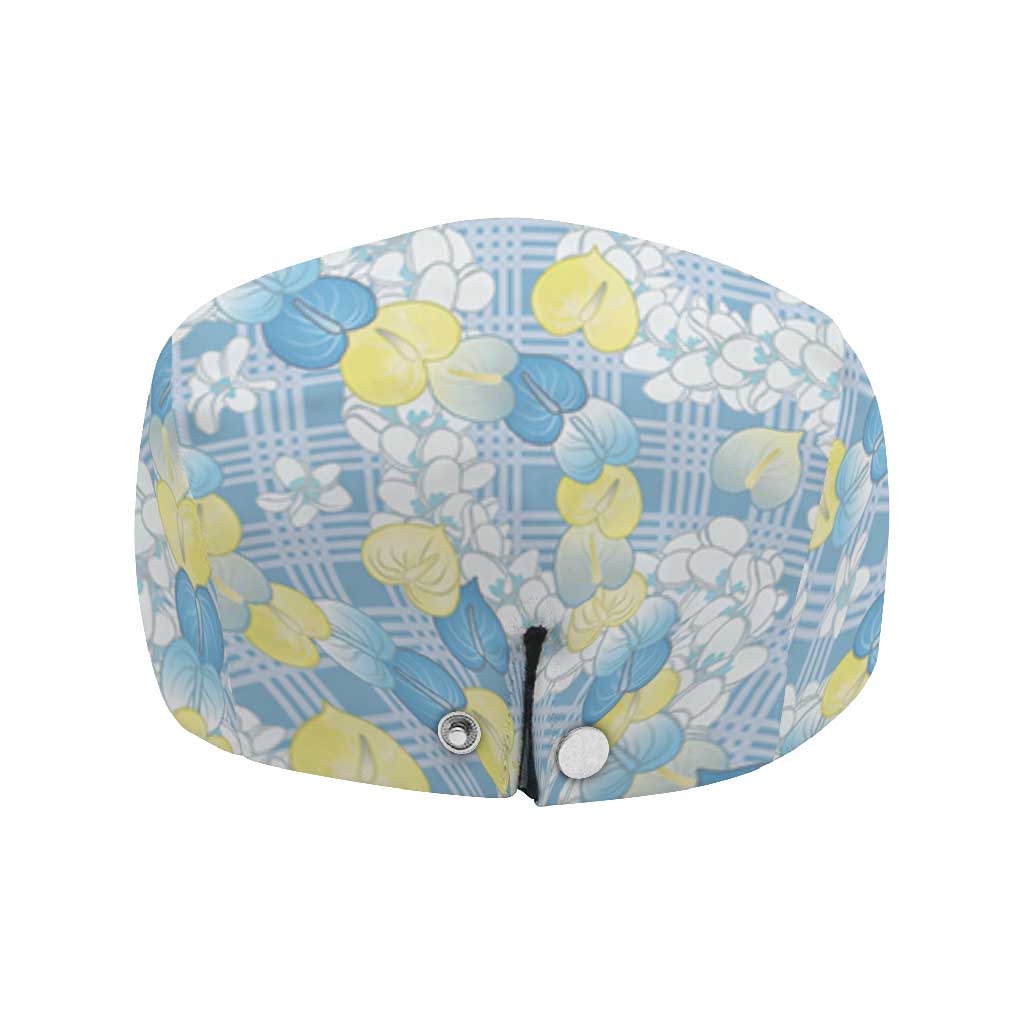 Anthurium Plumeria Lei Pastel Jeff Hat Blue Hawaiian Splendid Palaka
