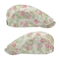 Anthurium Plumeria Lei Pastel Jeff Hat Green Hawaiian Splendid Palaka