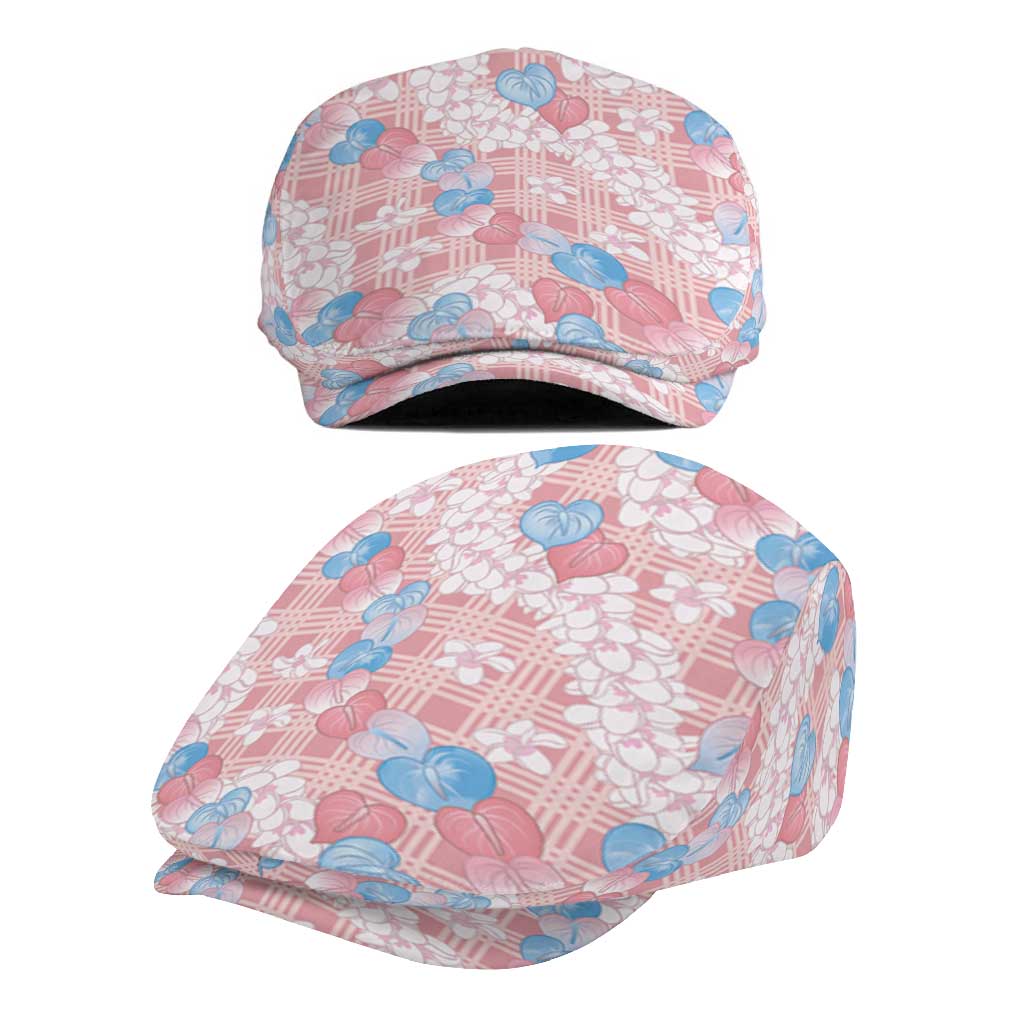 Anthurium Plumeria Lei Pastel Jeff Hat Pink Hawaiian Splendid Palaka