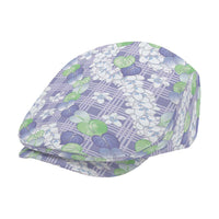 Anthurium Plumeria Lei Pastel Jeff Hat Purple Hawaiian Splendid Palaka LT01 - Polynesian Pride
