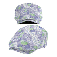 Anthurium Plumeria Lei Pastel Jeff Hat Purple Hawaiian Splendid Palaka LT01 - Polynesian Pride