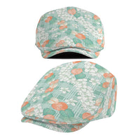 Anthurium Plumeria Lei Pastel Jeff Hat Teal Hawaiian Splendid Palaka