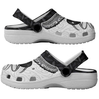 Aotearoa Lawn Bowls Clogs Shoes Maori and Silver Fern Half Style LT03 - Polynesian Pride