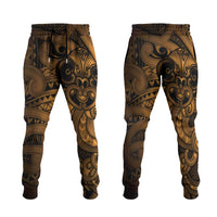 Aotearoa Maori Hei Tiki Jogger Pants Koura Kowhaiwhai Puhoro Motif